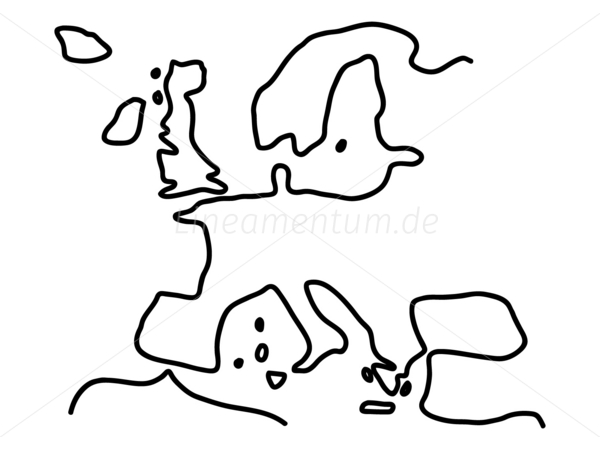 Europa europaeische Union Karte Landkarte Grenzen Atlas