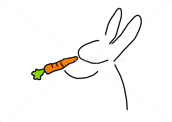 Hase Kaninchen mit Karotte Zeichnung Illustration Piktogramm Fre Hase Kaninchen mit Karotte Zeichnung Illustration Piktogramm Fre