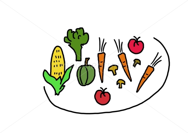 Teller oder Schale mit Gemuese Broccoli Blumenkohl Karotte Mais Teller oder Schale mit Gemuese Broccoli Blumenkohl Karotte Mais