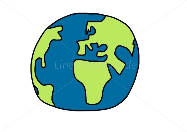 Weltkugel Globus Weltkarte Afrika Europa Zeichnung Illustration Weltkugel Globus Weltkarte Afrika Europa Zeichnung Illustration
