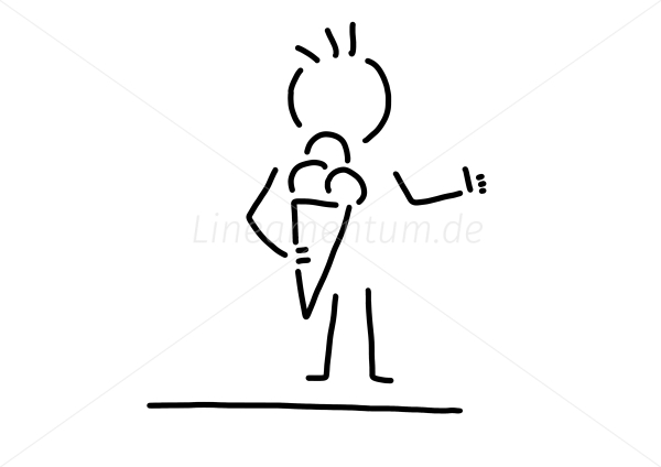 kleines kind schleckt am eis