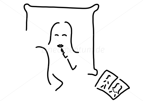 frau vor spiegel beim schminken