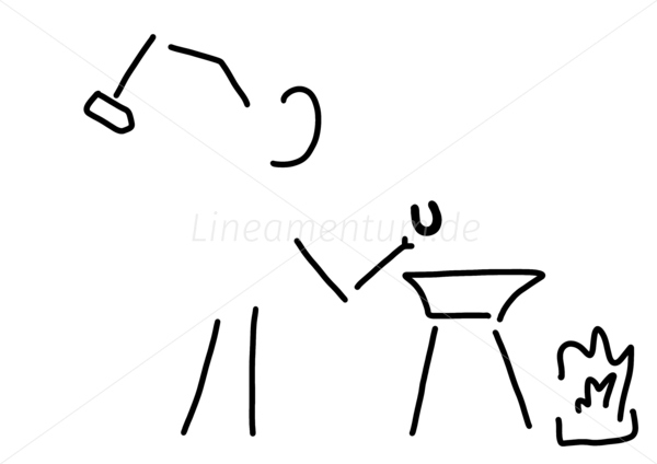 schmied hufeisen amboss schmied hufeisen amboss