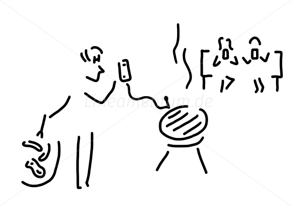 grillen mit dem smartphone
