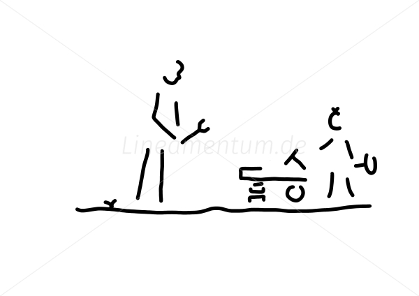 vater und sohn beim spielen