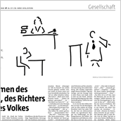 illustration tageszeitung